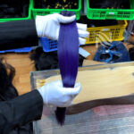 Navy Blue Weft Hair