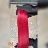 Raspberry Red Weft Hair