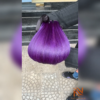 Magenta Weft Hair