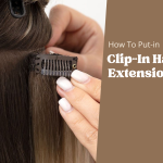 step-by-step guide helps you put in clip in hair extensions