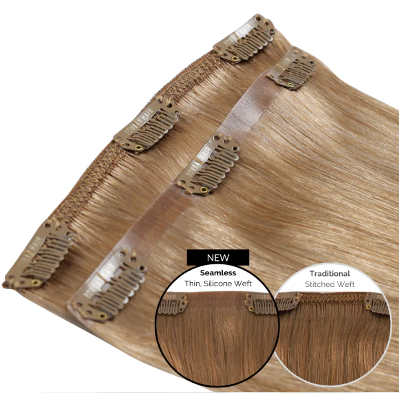Types of Clip-In Hair Extensions: Invisible Clip in