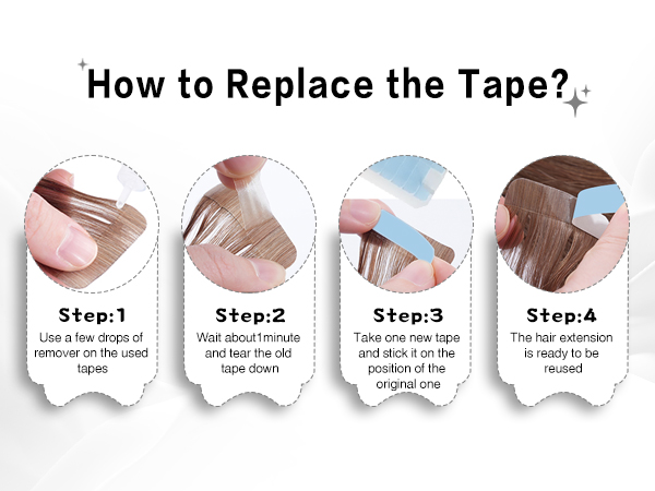 How to Remove and Re-Tape Tape-In Extensions