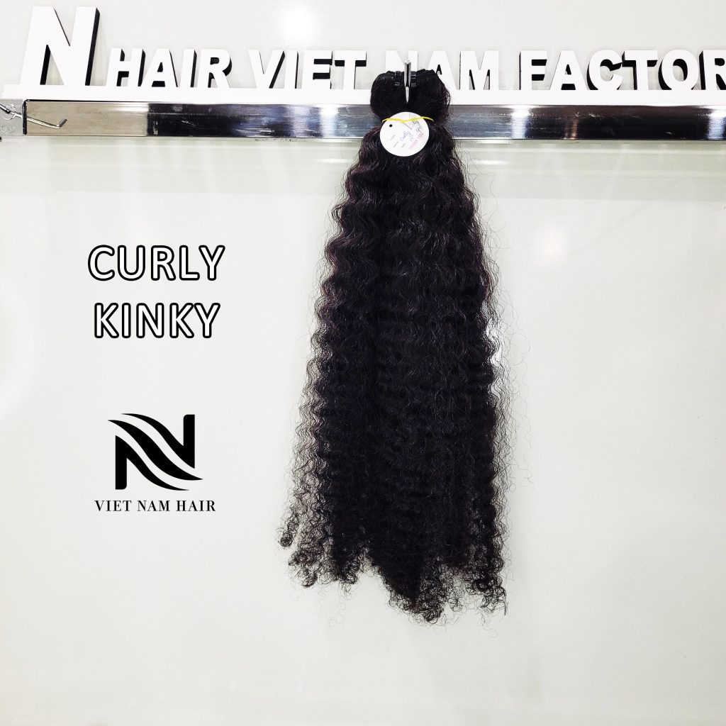 Black Kinky curly weft