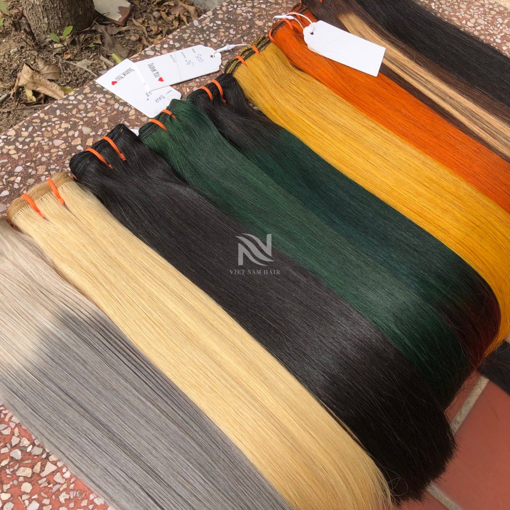 Machine weft hair extension