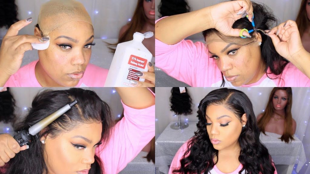 Step-by-step to install lace front wig