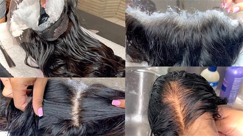 how to bleach knots on wig