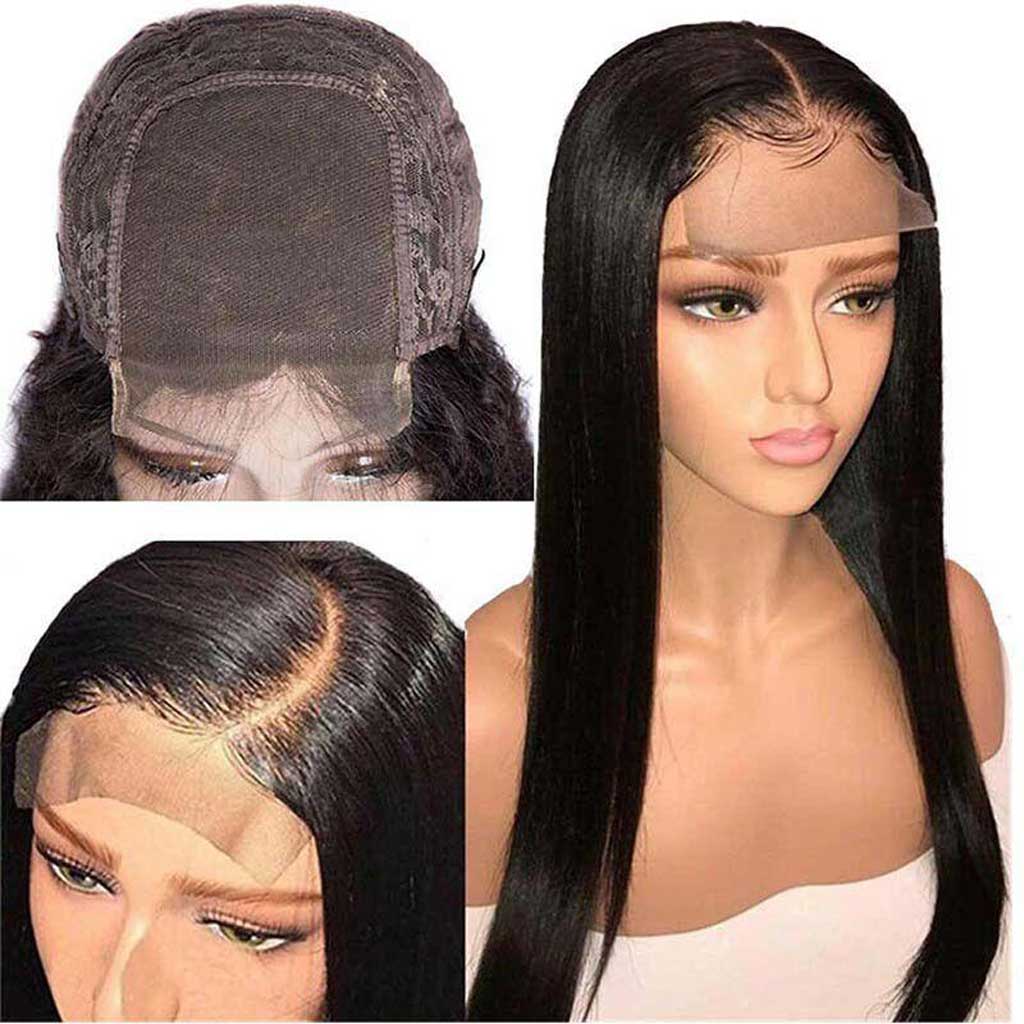 Straight Closure Wig 